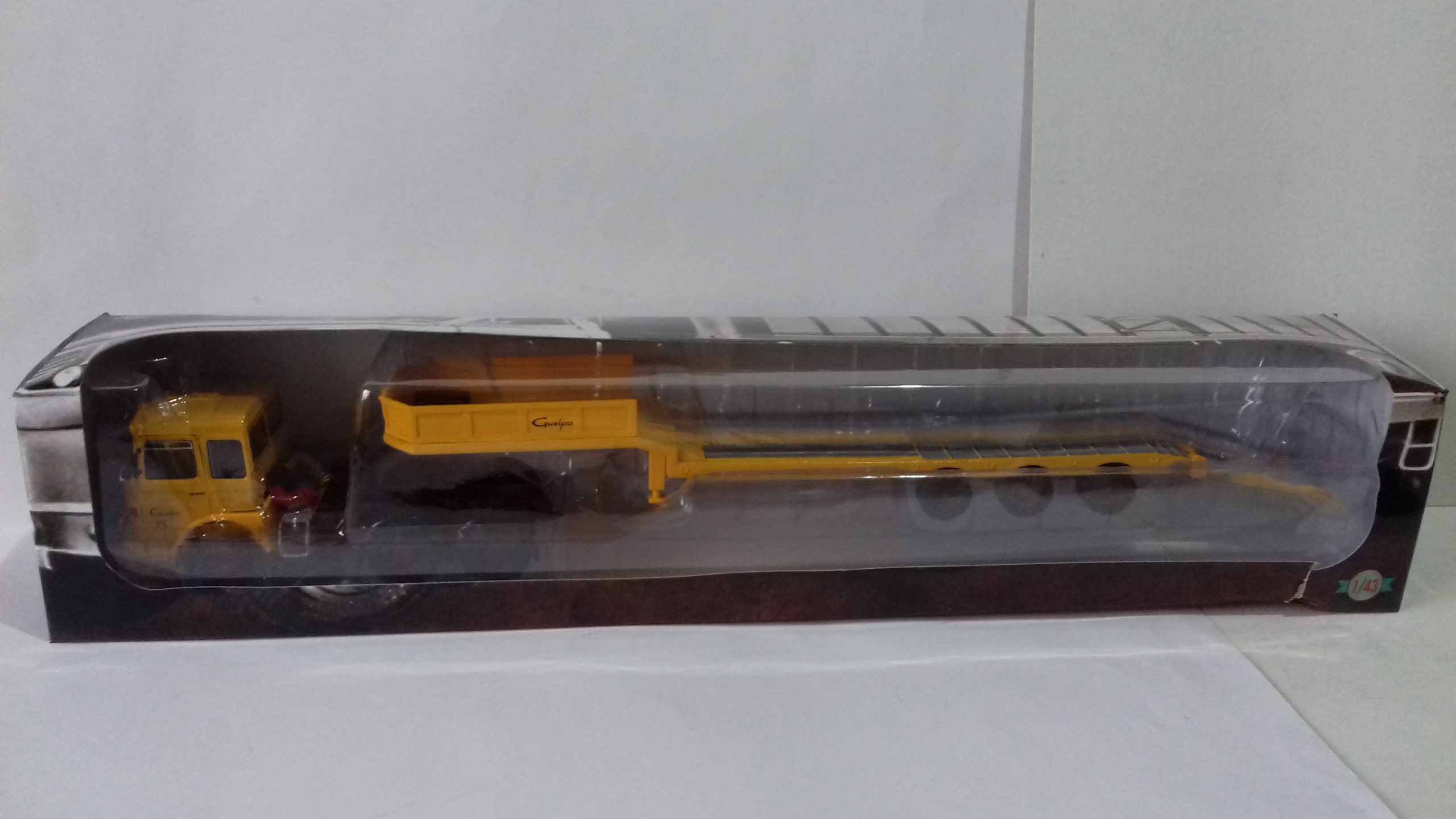 Miniature Ixo 1/43 - Saviem SM340 Porte-engins - Semi D'exception N°59 - Neuve
