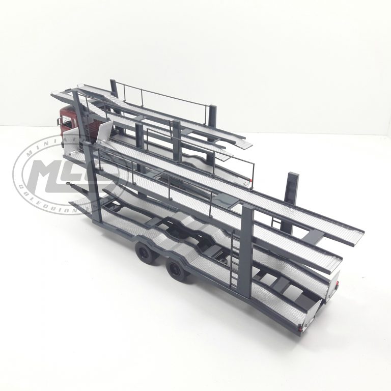 M.A.N. F7 Autotransporter 1970 Blauw 1-43 Ixo Models - Schuiten Autominiaturen