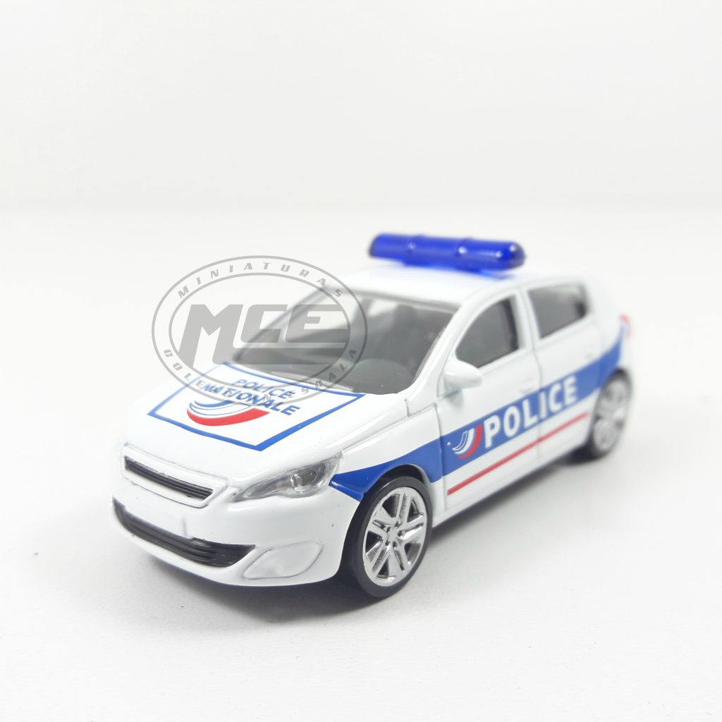Modèle Réduit Peugeot 308 Police Nationale - Norev 3 Inches (neuf)