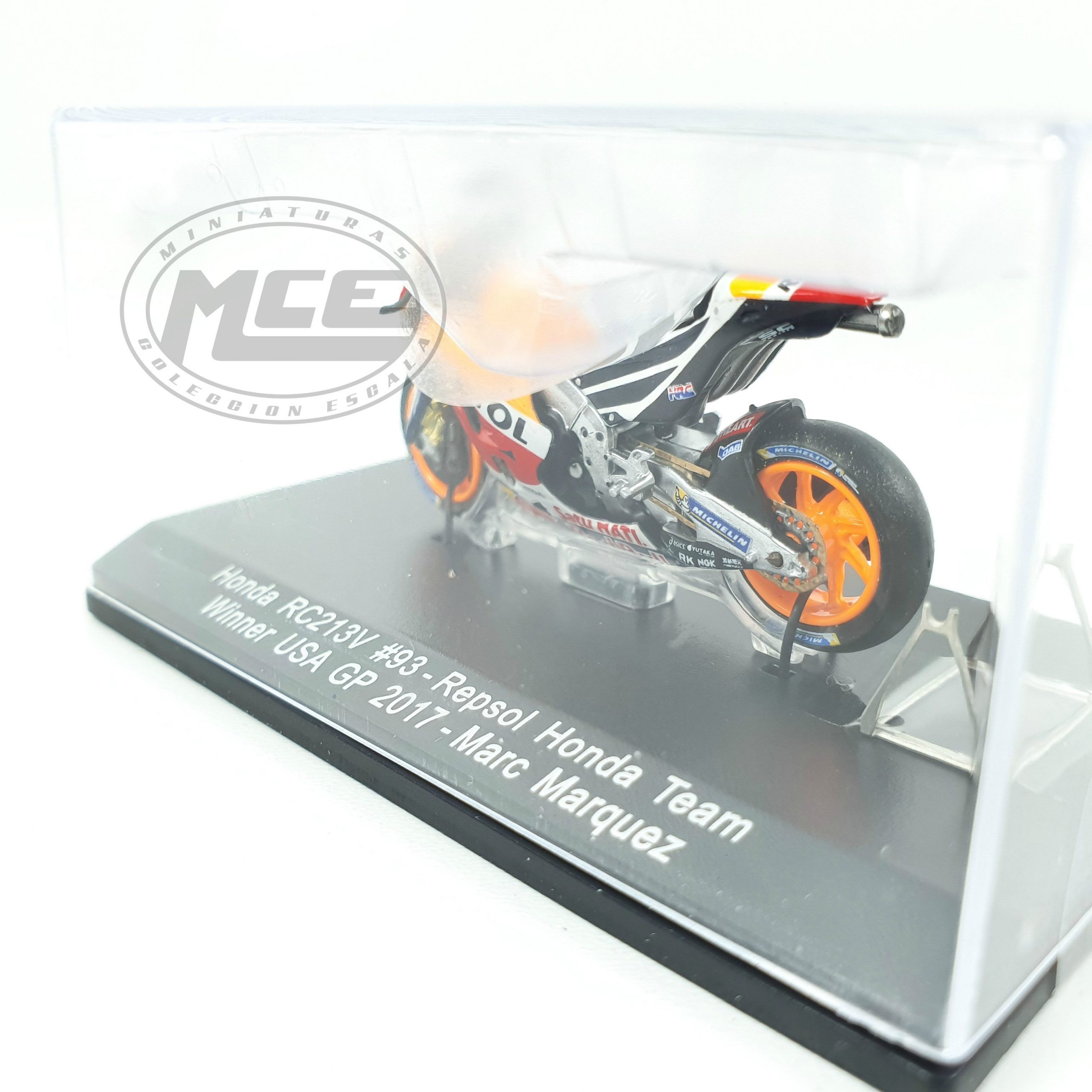 1 43 Honda Rc213v Team Honda 93 Marc Marquez 17 World Champion Usa Miniaturas Coleccion A Escala