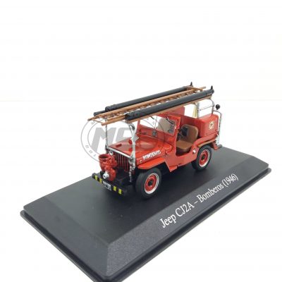 1/43 JEEP CJ2A 4X4 BOMBEROS EDUARDO CASTEX 1946 REPARTO Y SERVICIO VEHÍCULOS