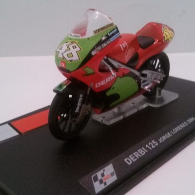 DERBI 125 ROJA JORGE LORENZO 2004