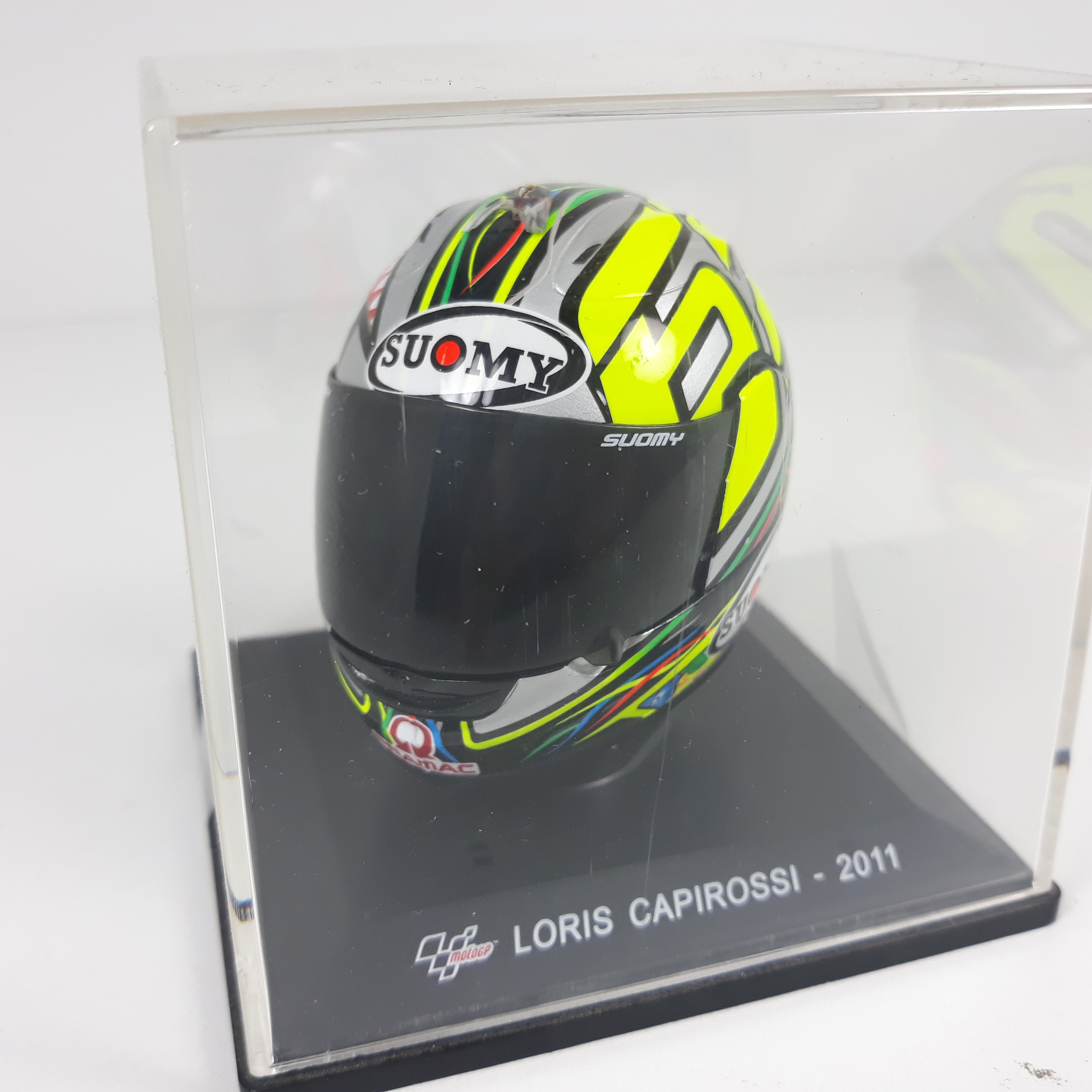 Miniaturas coleccion a escala - Coches miniatura a escala 1/5 Casco bike piloto Moto GP LORIS CAPIROSSI 2011