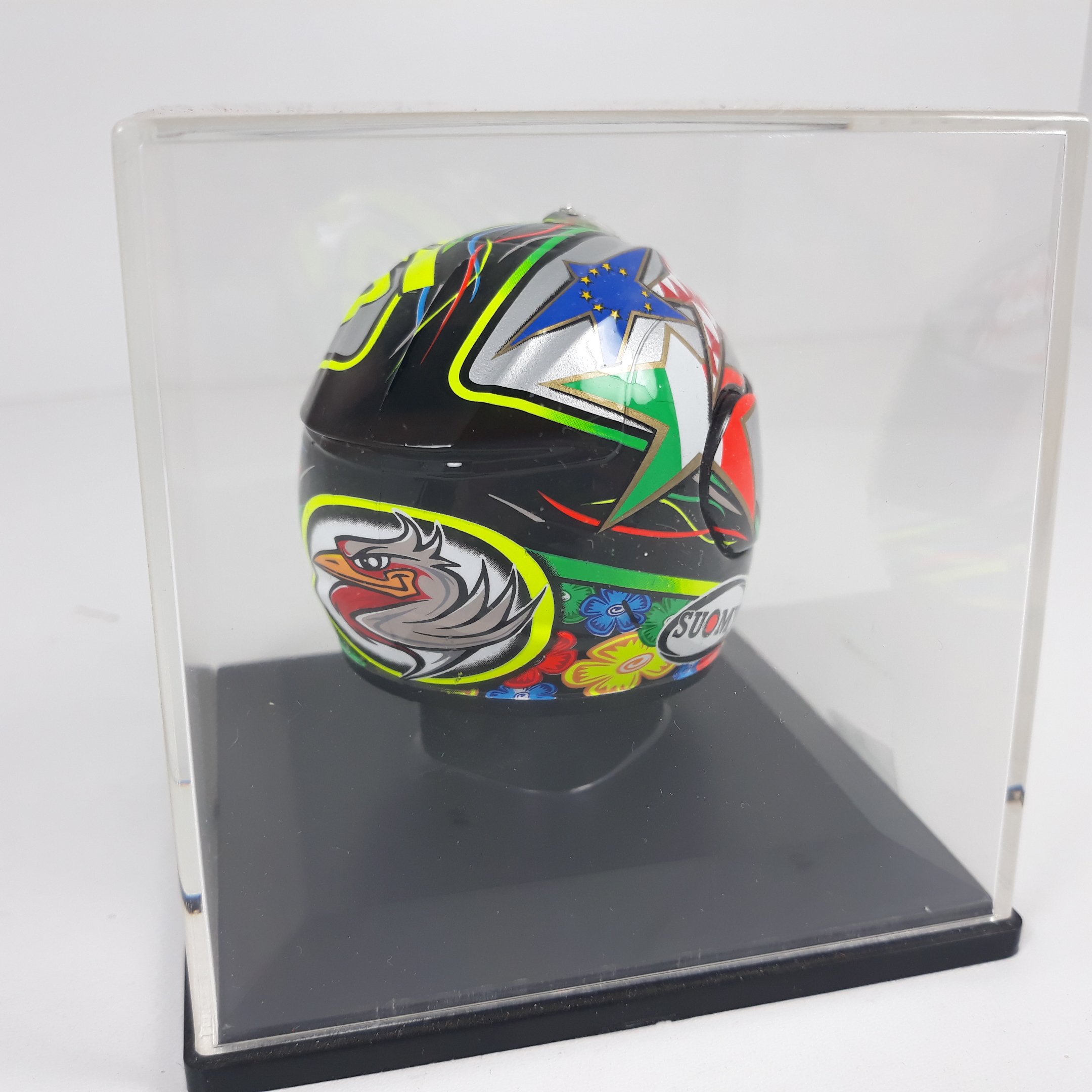 Miniaturas coleccion a escala - Coches miniatura a escala 1/5 Casco bike piloto Moto GP LORIS CAPIROSSI 2011 - Imagen 2