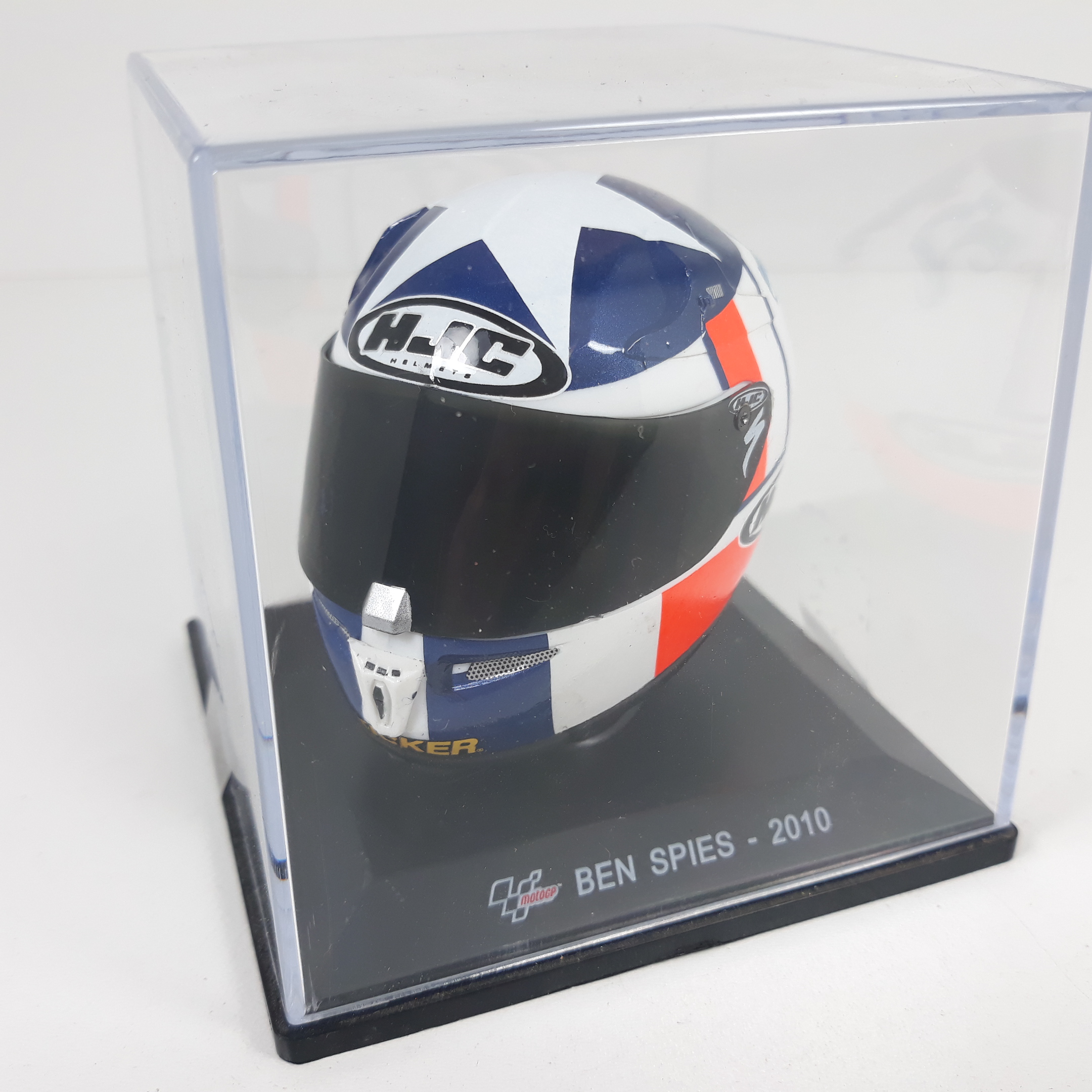 Miniaturas coleccion a escala - Coches miniatura a escala 1/5 Casco bike piloto Moto GP BEN SPIES 2010