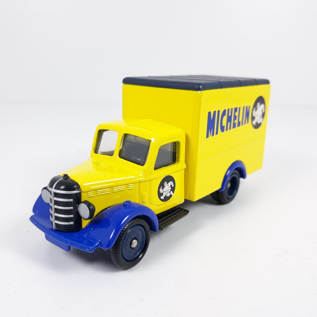 CAMION TRUCK CORGI MICHELIN BIBENDUM AMARILLO 9,5x4,5x3,2cms