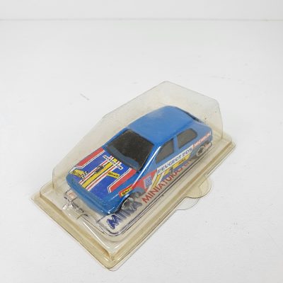 COCHE CAR MIRA VINTAGE PEUGEOT 205 #1 REF-201 AZUL MICHELIN SHELL