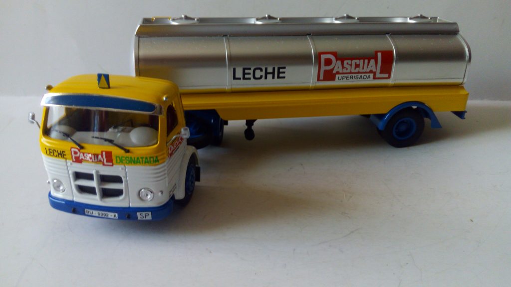 PEGASO 2030 1:43 Leche Lait Pascual Camion Truck & Trailer Altaya Semi Remorque EUR 39,99 - FR