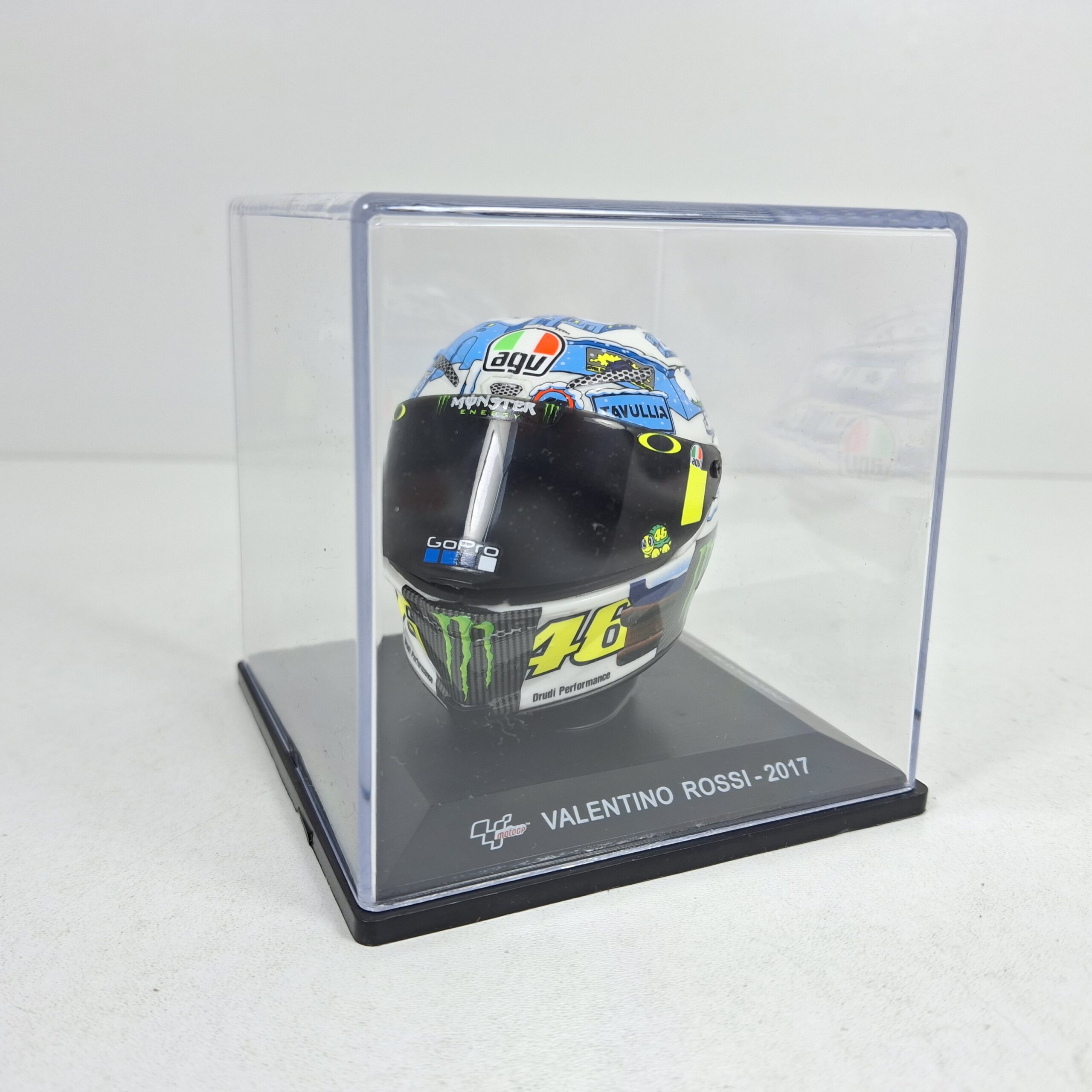 Miniaturas coleccion a escala - Coches miniatura a escala 1/5 Valentino Rossi 2017 Casco helmet piloto Moto GP