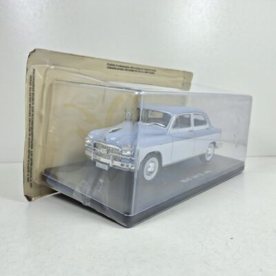 1/24 Coche car auto Seat 1400 B 1956 azul matrícula Badajoz BA8366