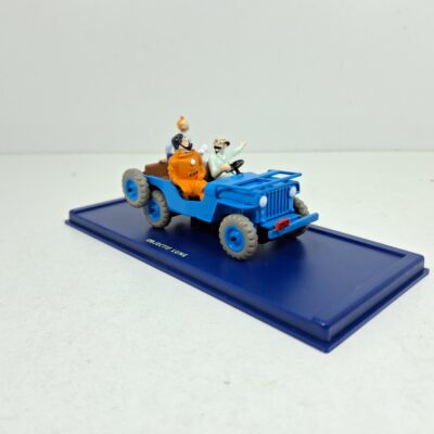 1/43	Coche car auto voiture Tintin Willy's CJ 2a 1946 Jeep Objectif Lune Atlas