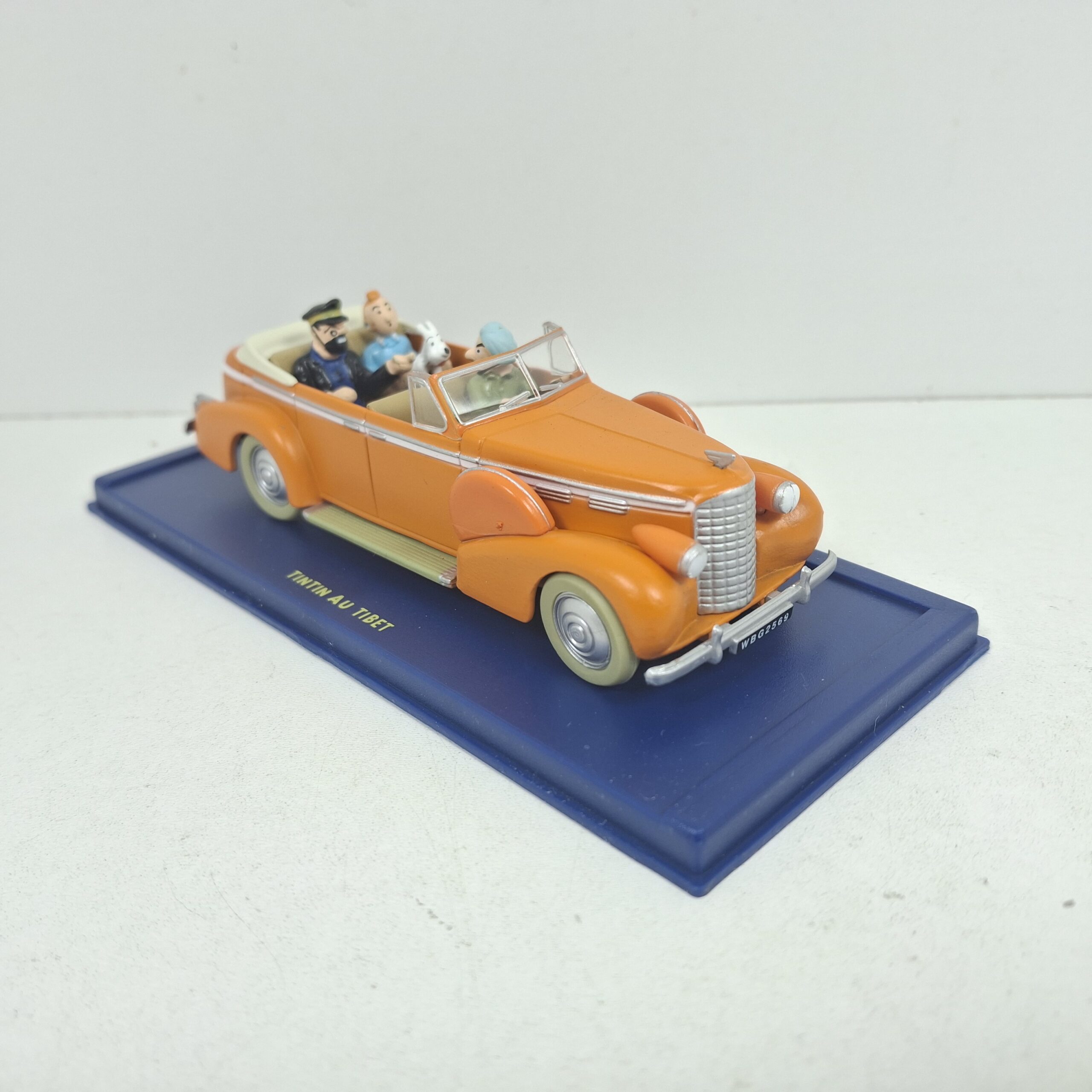Miniaturas coleccion a escala - Coches miniatura a escala 1/43 Coche car auto voiture Tintin Cadillac fleetwood 1938 Taxi New-Delhi Tibet