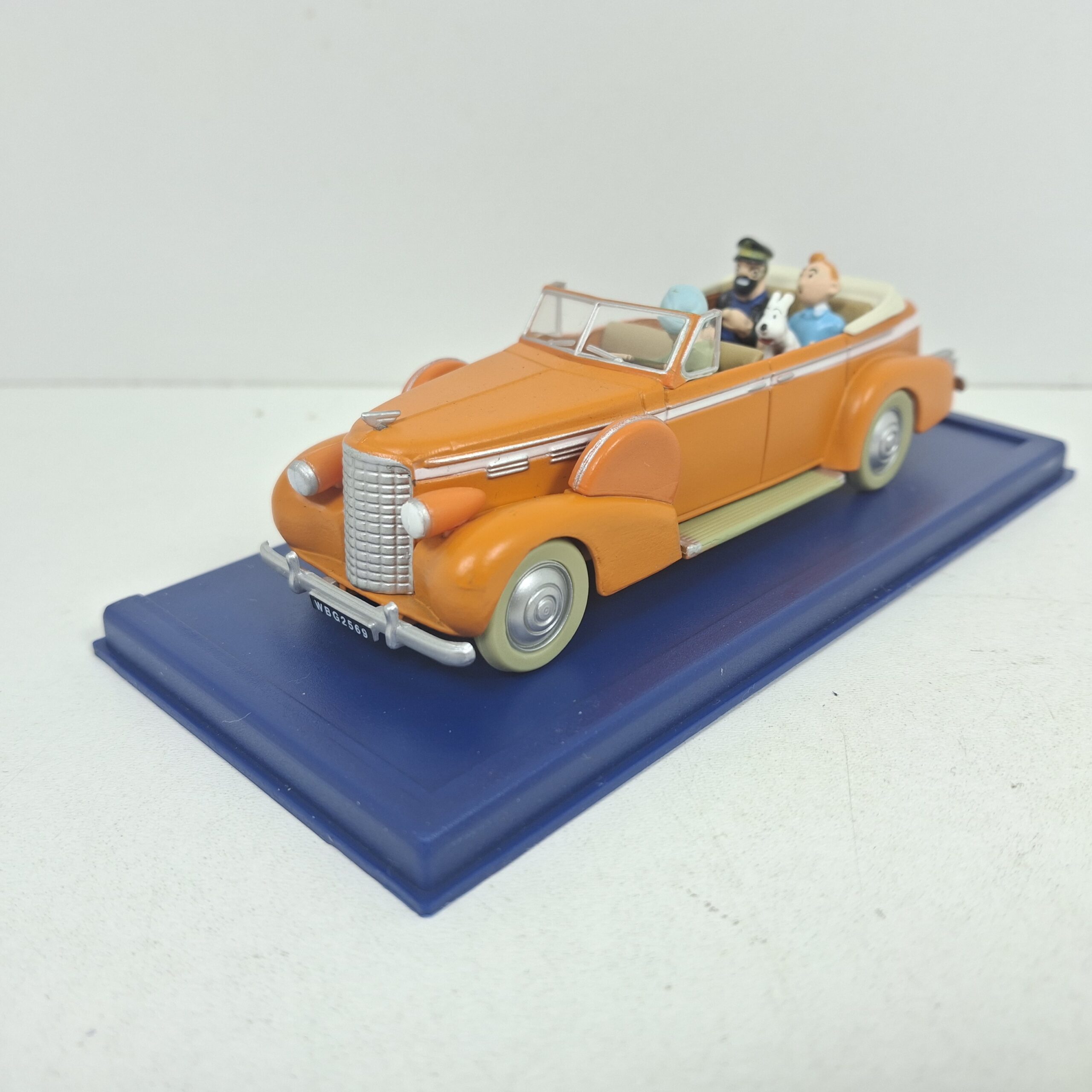 Miniaturas coleccion a escala - Coches miniatura a escala 1/43 Coche car auto voiture Tintin Cadillac fleetwood 1938 Taxi New-Delhi Tibet - Imagen 2