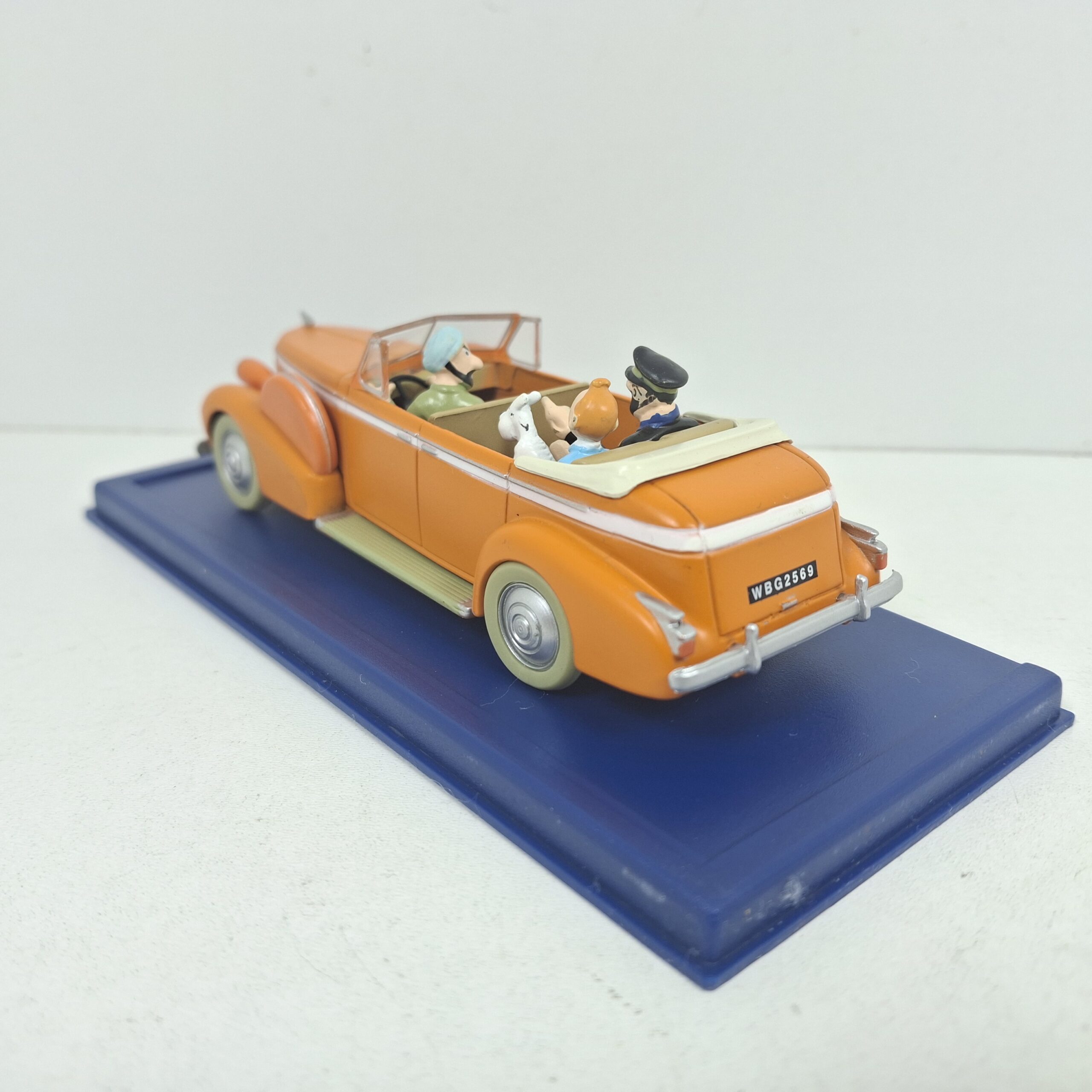Miniaturas coleccion a escala - Coches miniatura a escala 1/43 Coche car auto voiture Tintin Cadillac fleetwood 1938 Taxi New-Delhi Tibet - Imagen 3