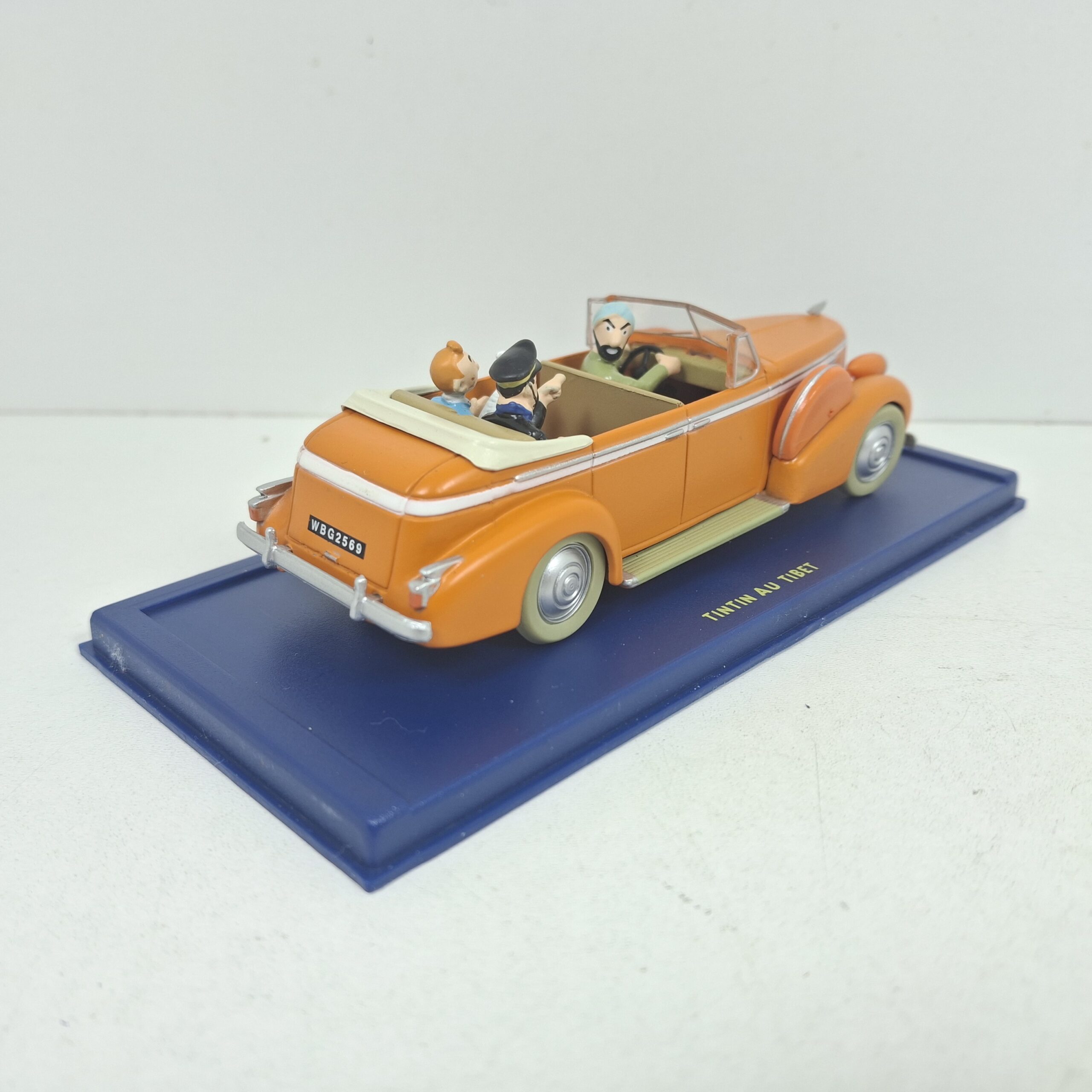 Miniaturas coleccion a escala - Coches miniatura a escala 1/43 Coche car auto voiture Tintin Cadillac fleetwood 1938 Taxi New-Delhi Tibet - Imagen 4