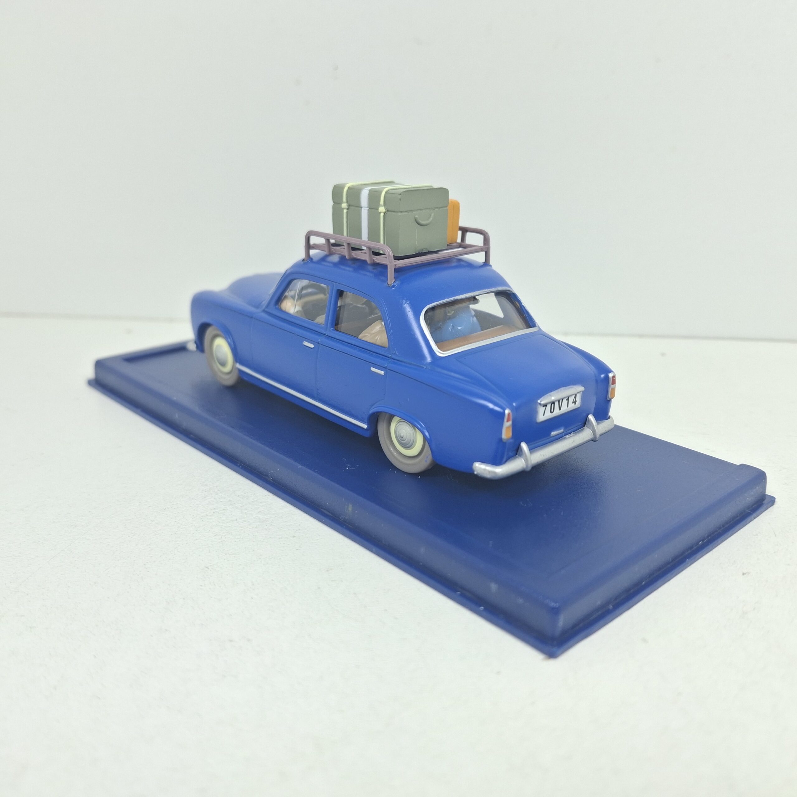 Miniaturas coleccion a escala - Coches miniatura a escala 1/43 Coche car auto voiture Tintin Peugeot 403 1960 Taxi Moulinsart Bijoux Castafiore - Imagen 3