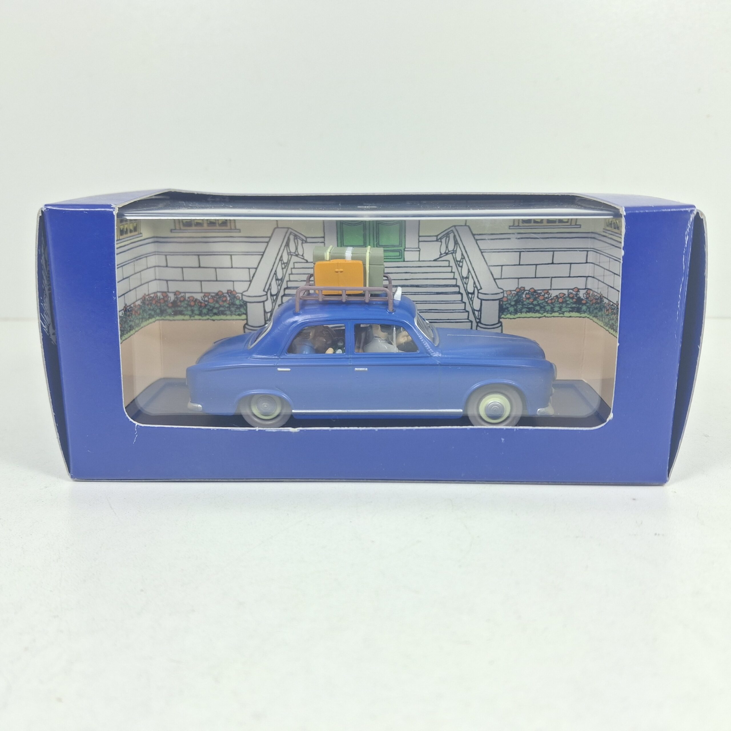 Miniaturas coleccion a escala - Coches miniatura a escala 1/43 Coche car auto voiture Tintin Peugeot 403 1960 Taxi Moulinsart Bijoux Castafiore - Imagen 5
