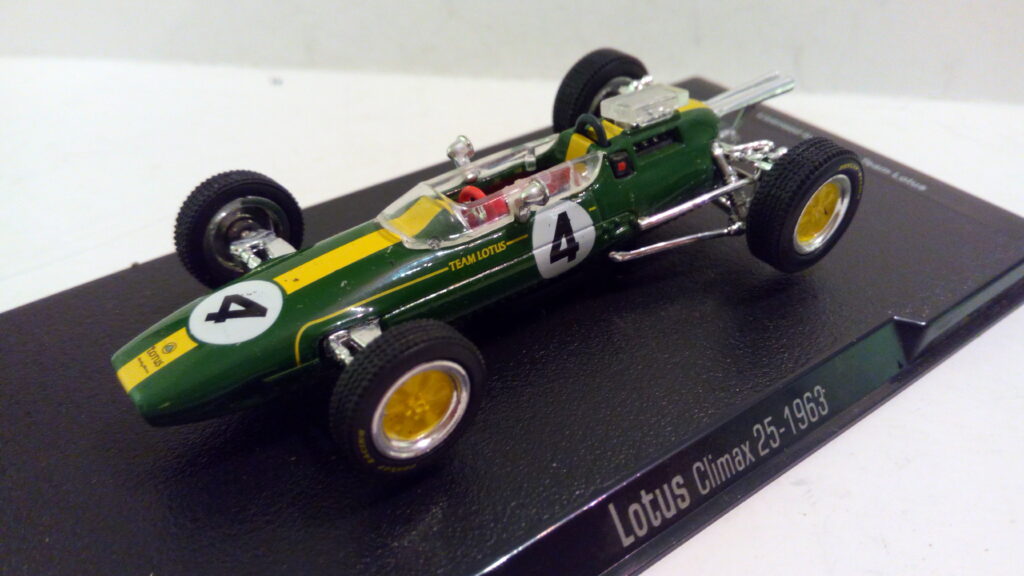 ミニカー　Lotus-Climax f.1. Fórmula 1 F1 1/43 LOTUS CLIMAX 25 #4 1963 - Miniaturas coleccion a