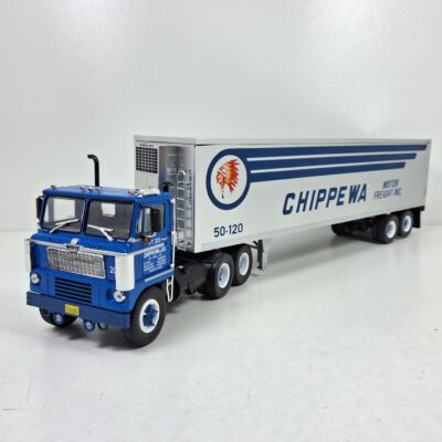 1/43 Camión truck trayler White 7400 1965 Chippewa Motor Freight Inc USA