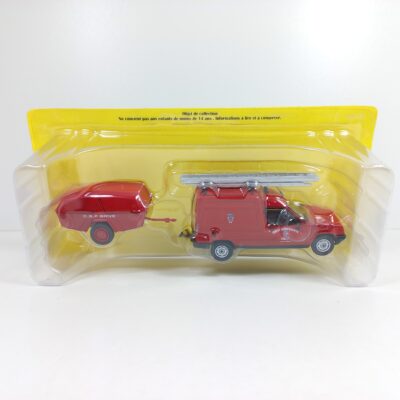 1/43	Furgoneta Renault Express y motobomba bomberos pompiers Francia