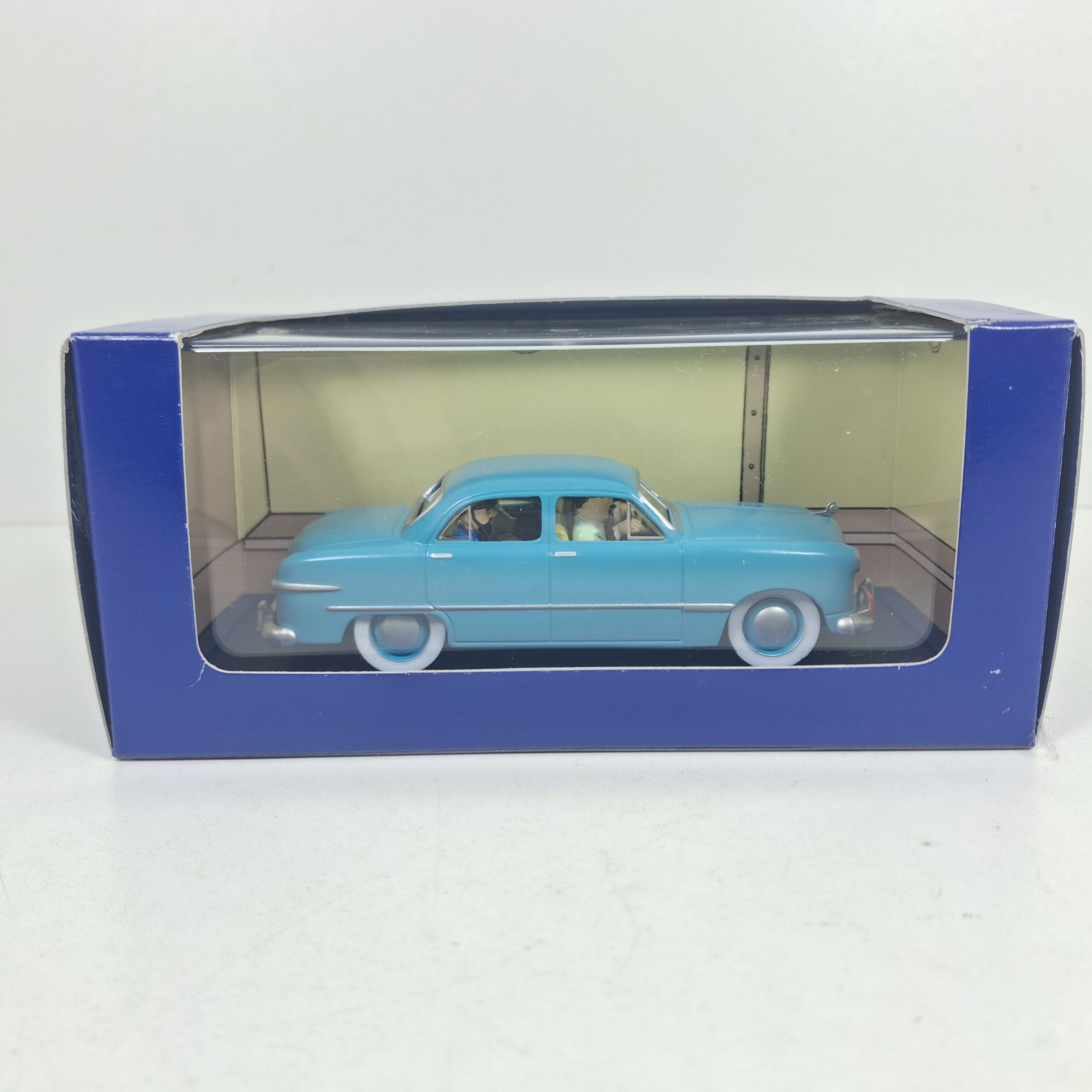 Miniaturas coleccion a escala - Coches miniatura a escala 1/43 Coche car auto voiture Tintin Ford custom 1949 Objectif Lune - Imagen 5
