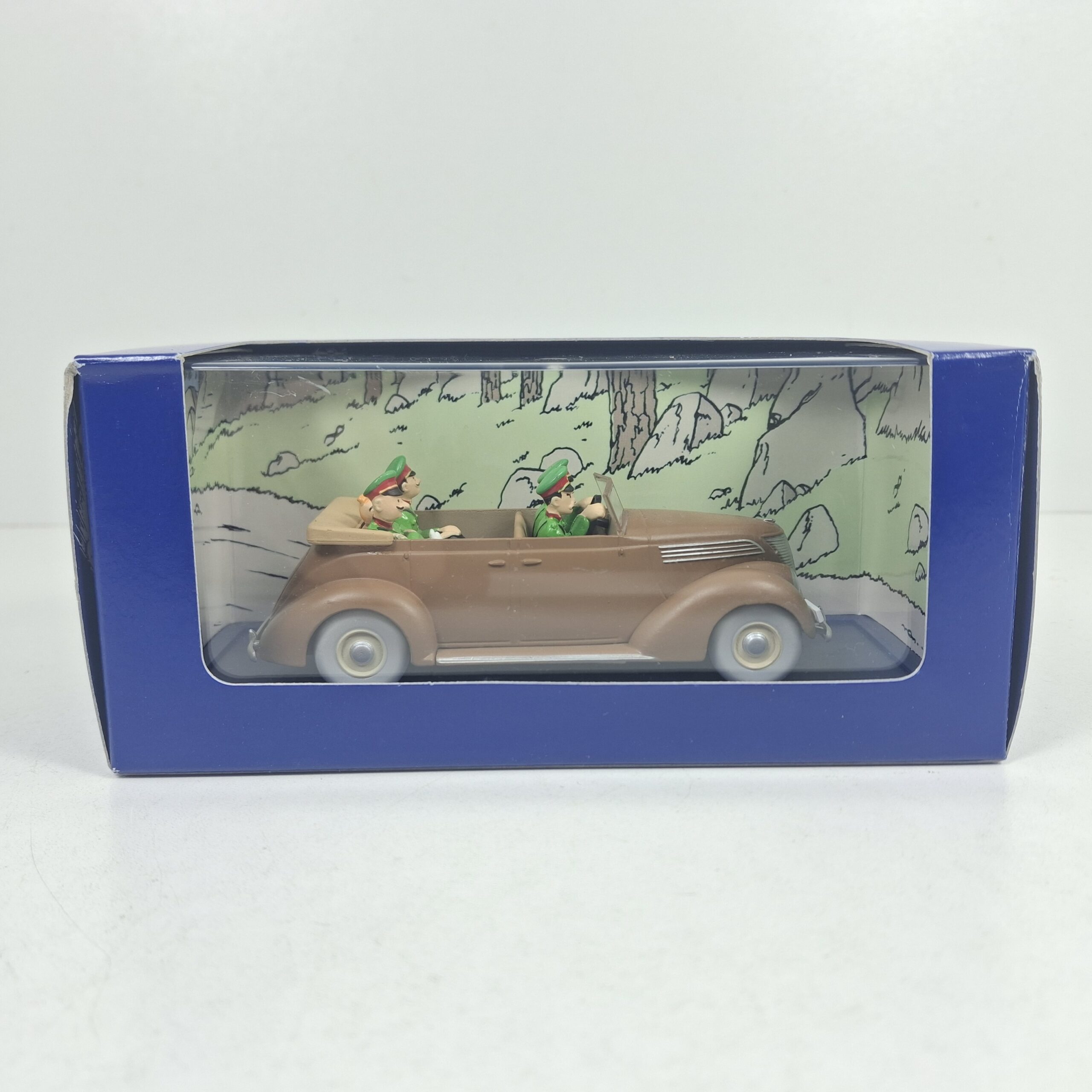 Miniaturas coleccion a escala - Coches miniatura a escala 1/43 Coche car auto voiture Tintin Ford V8 1937 Sceptre d'Ottokar - Imagen 5