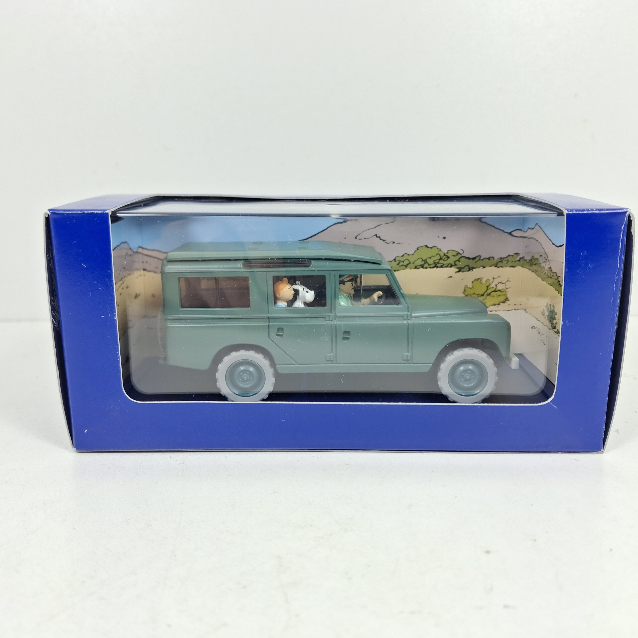 Miniaturas coleccion a escala - Coches miniatura a escala 1/43 Coche car auto voiture Tintin Land Rover 109 Sw General Tapioca les Picaros - Imagen 5