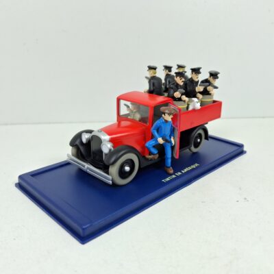 Miniaturas coleccion a escala - Coches miniatura a escala 1/43 Coche car auto voiture Tintin International Police Chicago 1930 En Amerique