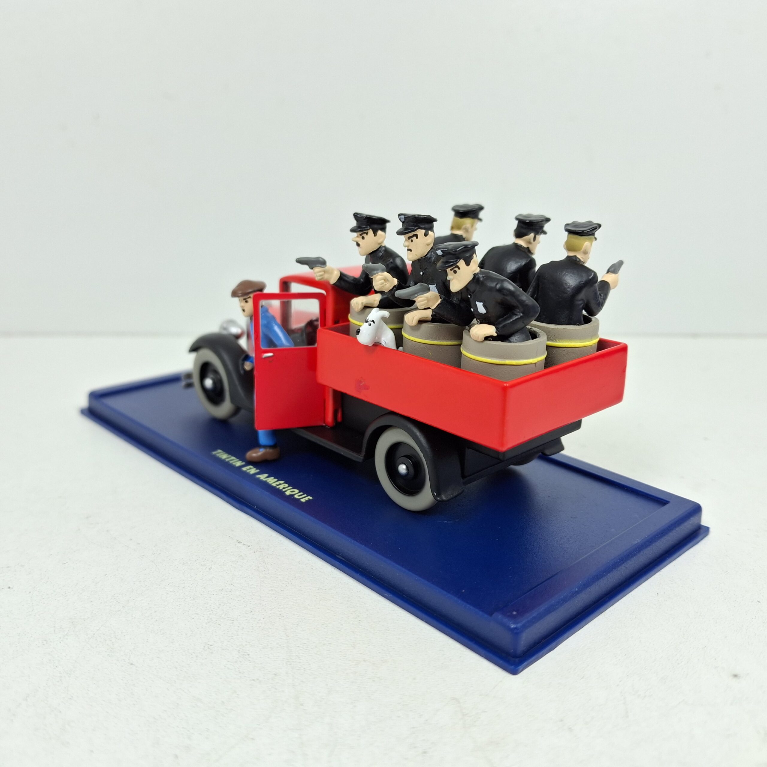 Miniaturas coleccion a escala - Coches miniatura a escala 1/43 Coche car auto voiture Tintin International Police Chicago 1930 En Amerique - Imagen 4