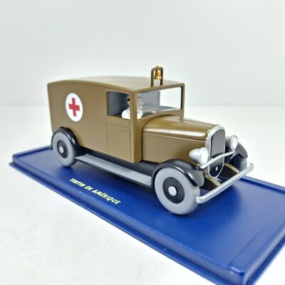 Miniaturas coleccion a escala - Coches miniatura a escala 1/43 Coche car auto voiture Tintin La ambulancia de Chicago Tintin en América 1945